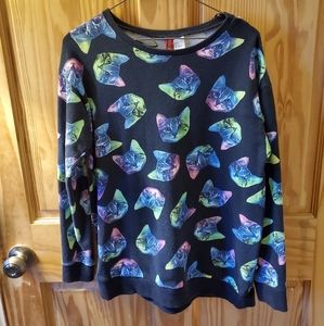 Neon Cat Sweater